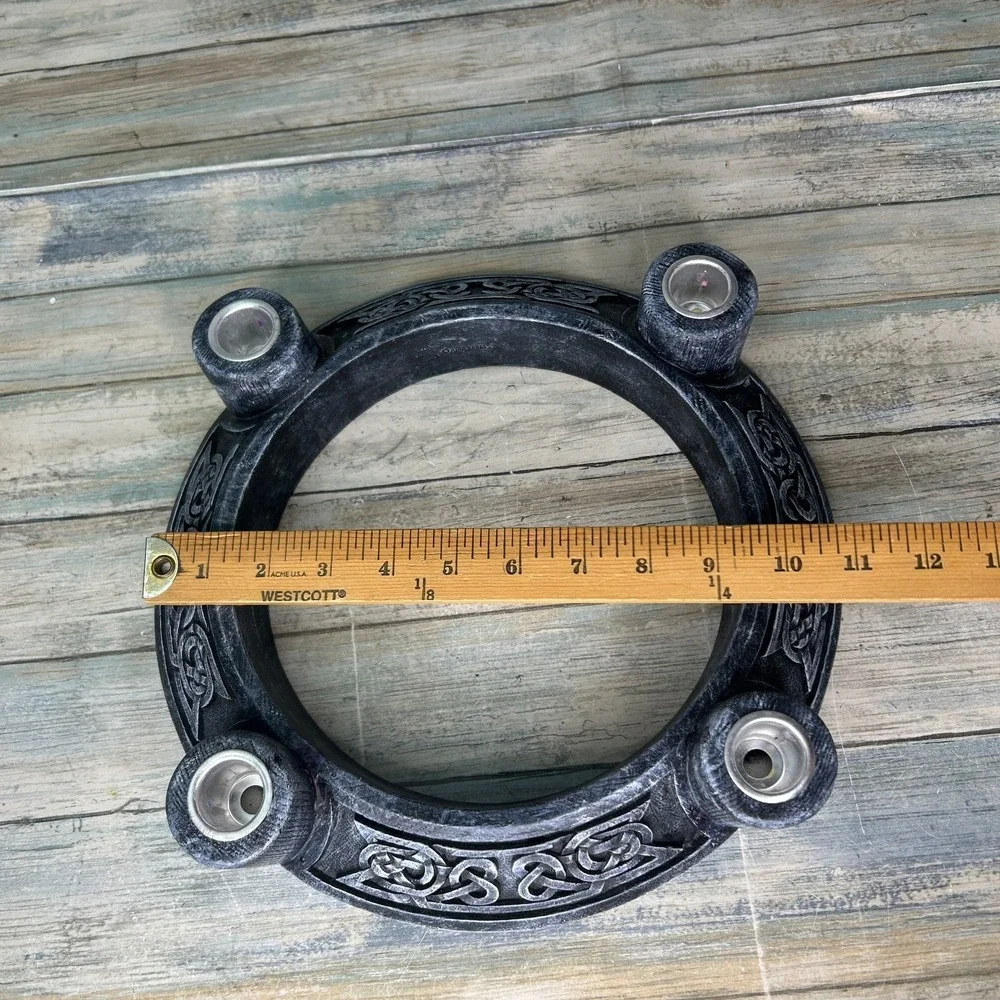 Celtic Knot Candle Holder Advent Wreath Abbey Press Irish Holiday Wedding